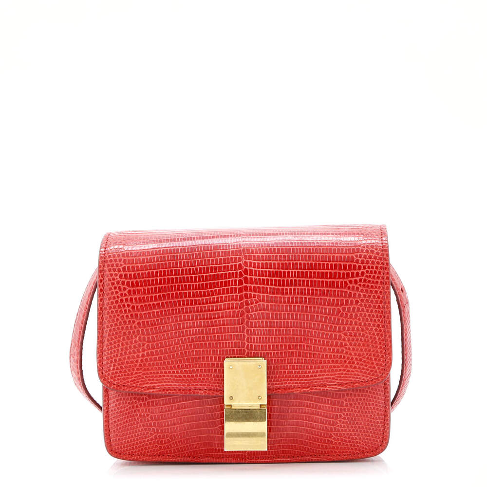 Celine Classic Box Bag Lizard Small #230638C19B
